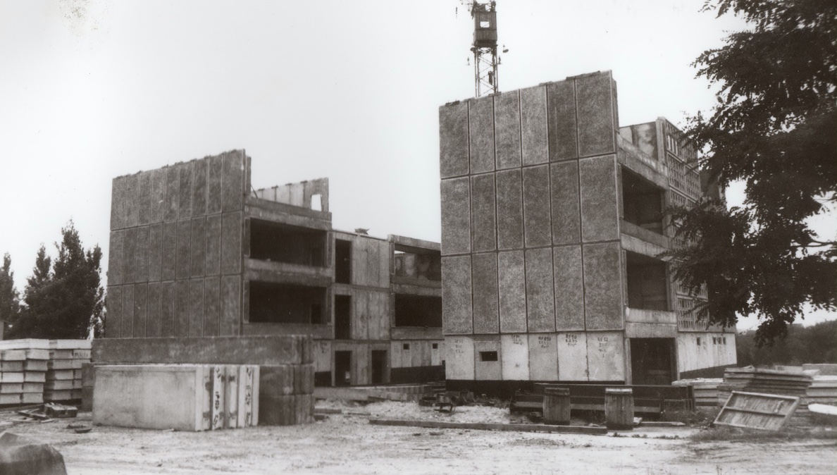 Bild vom Bau der Schule